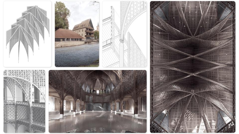 Breitstrom Bathhouse | Diseño de Leslie Rahel Majer, Eth; Swiss Federal Institute of Technology In Zürich